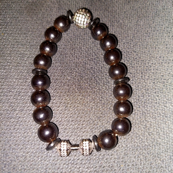 Hematite For Manifestation & Protection Crystal Bracelet - Picture 1 of 3